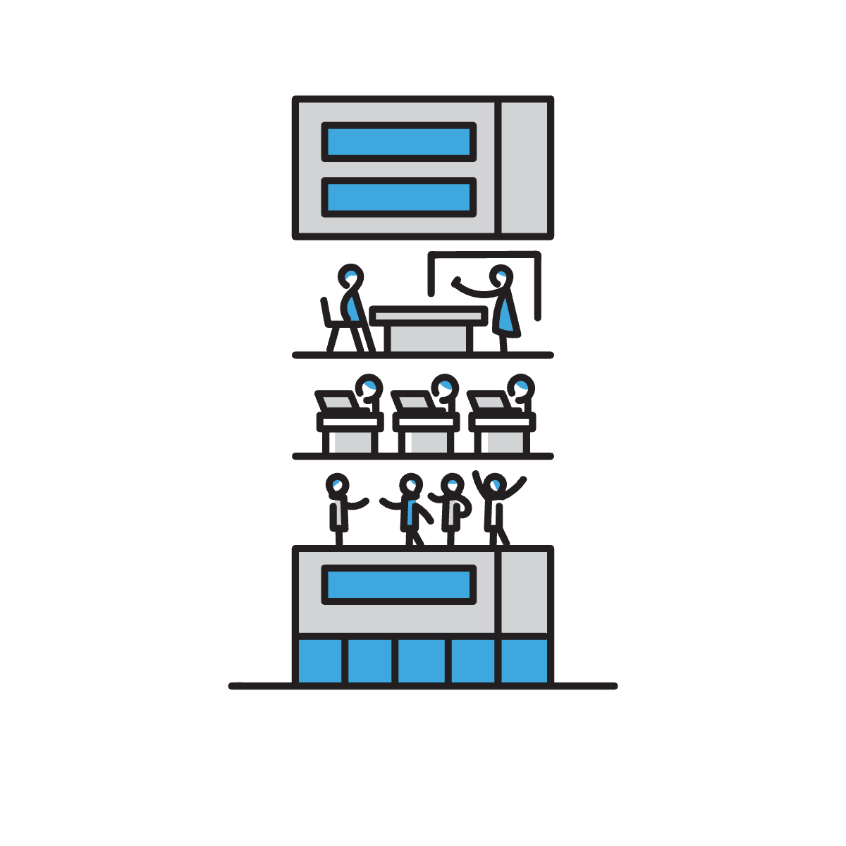 雇用創出のイラスト