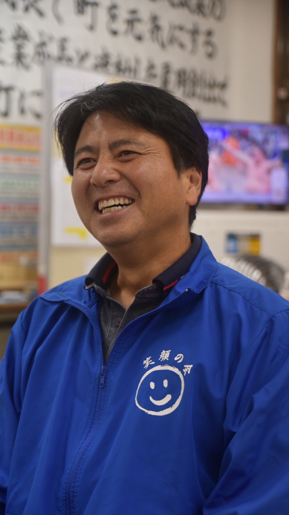 笑顔の金城ツカサ